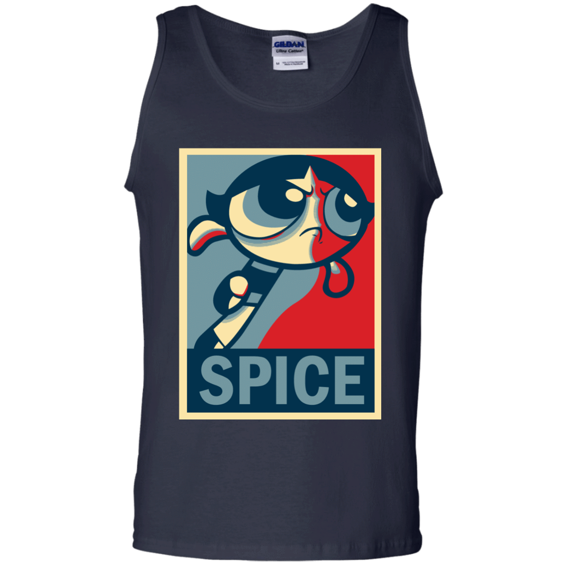 T-Shirts Navy / S Spice Powerpuff Men's Tank Top