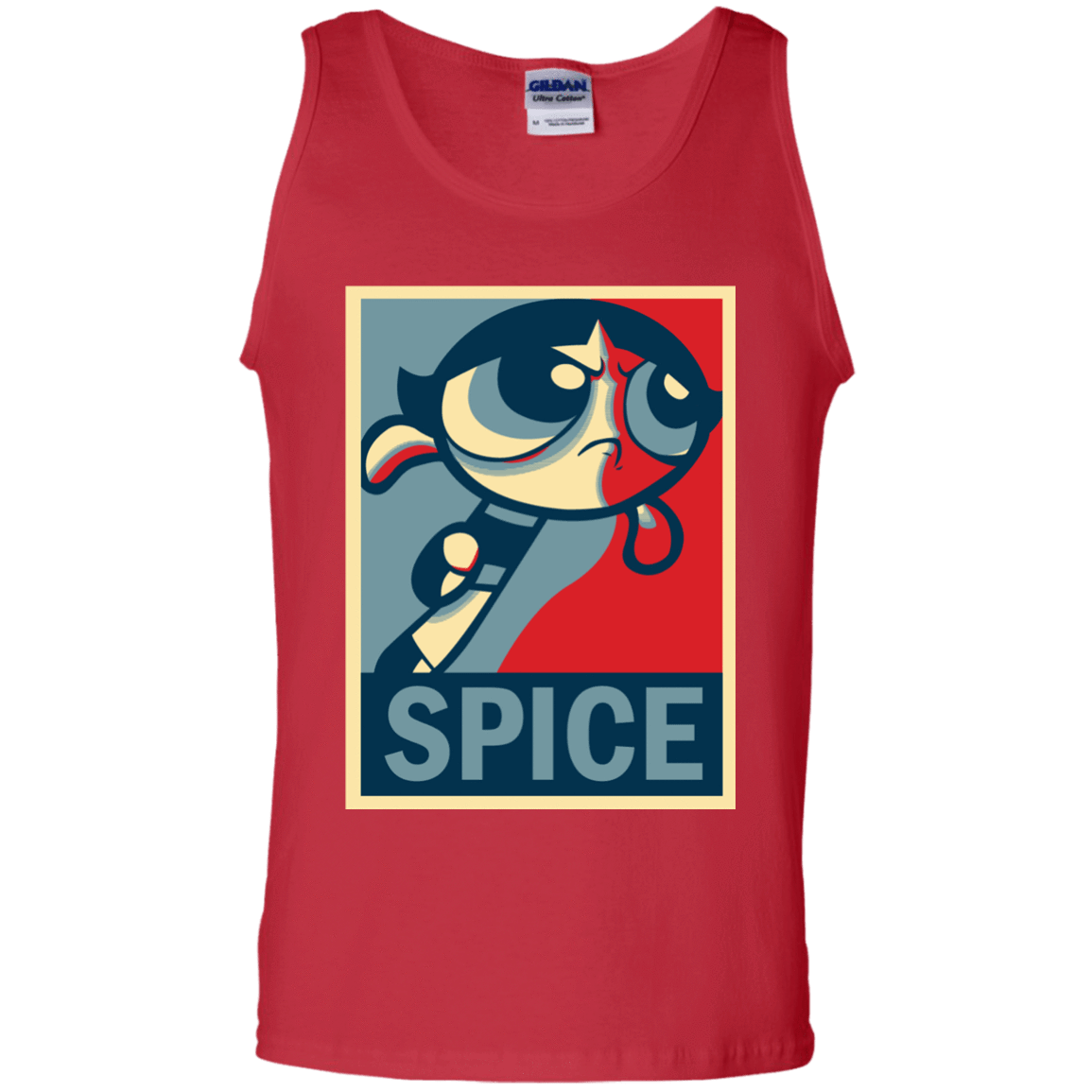 T-Shirts Red / S Spice Powerpuff Men's Tank Top
