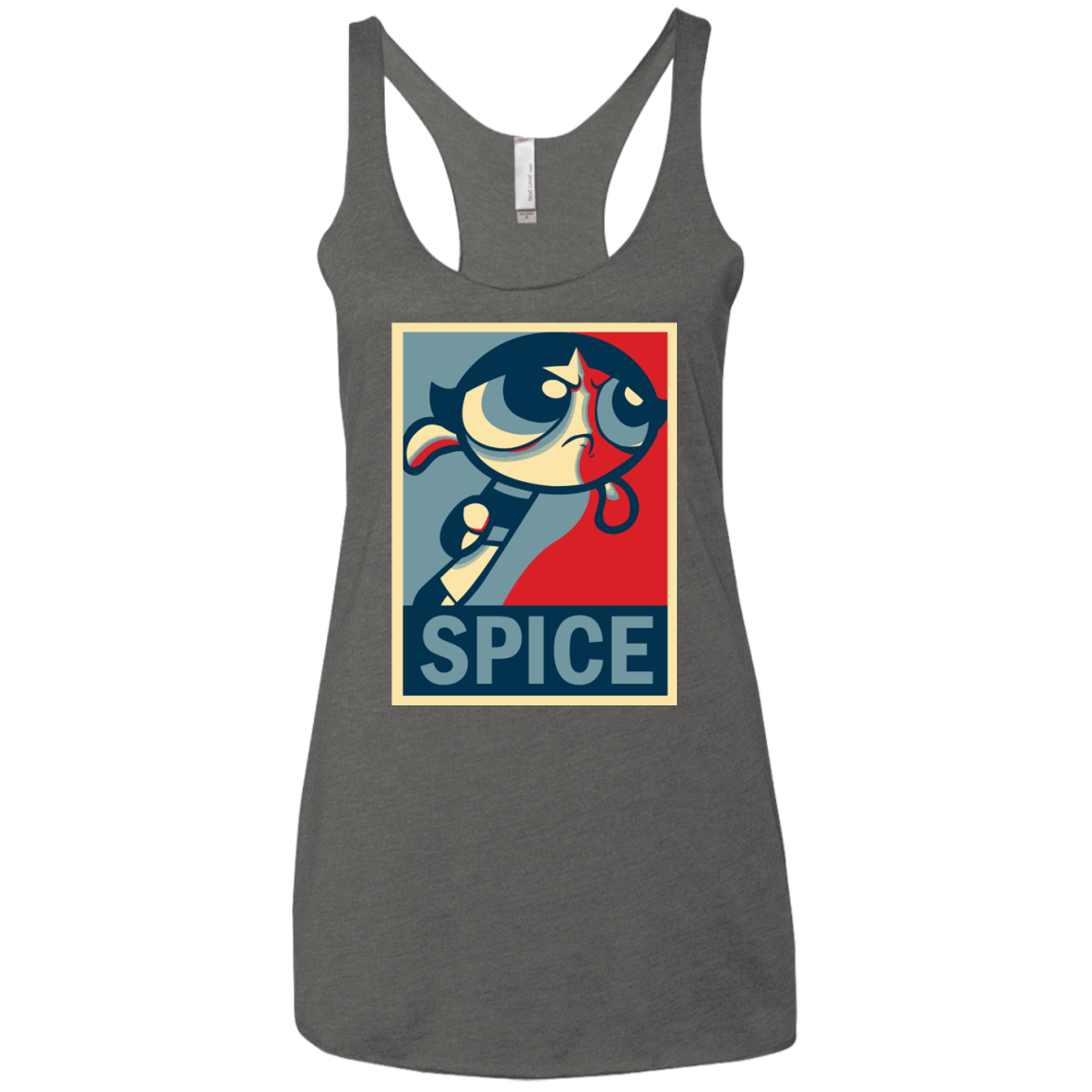 T-Shirts Premium Heather / X-Small Spice Powerpuff Women's Triblend Racerback Tank