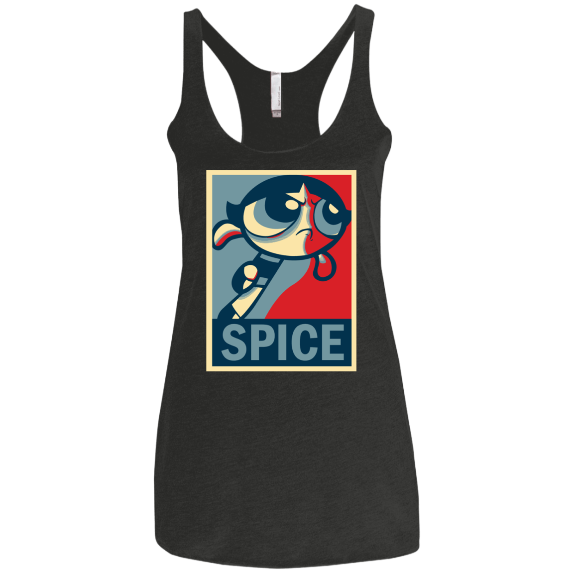 T-Shirts Vintage Black / X-Small Spice Powerpuff Women's Triblend Racerback Tank