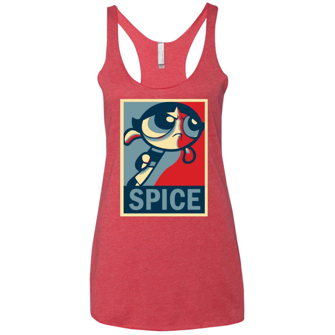 T-Shirts Vintage Red / X-Small Spice Powerpuff Women's Triblend Racerback Tank