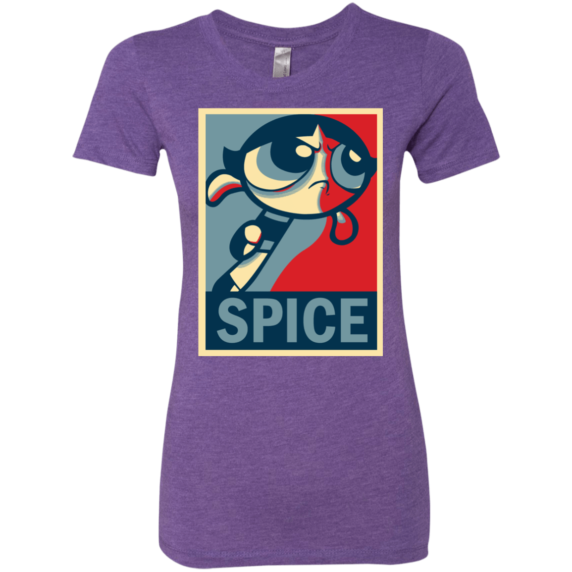 T-Shirts Purple Rush / S Spice Powerpuff Women's Triblend T-Shirt