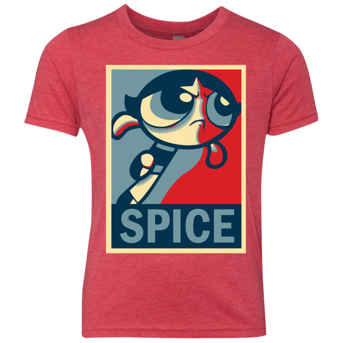 T-Shirts Vintage Red / YXS Spice Powerpuff Youth Triblend T-Shirt