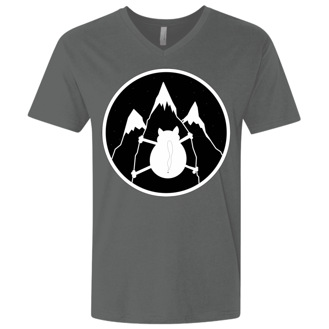 T-Shirts Heavy Metal / X-Small Spider Cat Men's Premium V-Neck