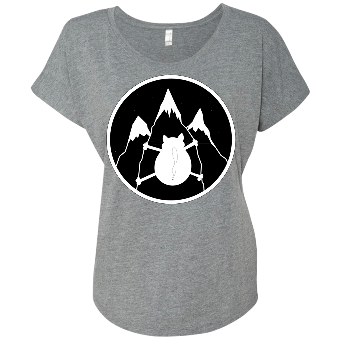 Spider Cat Triblend Dolman Sleeve