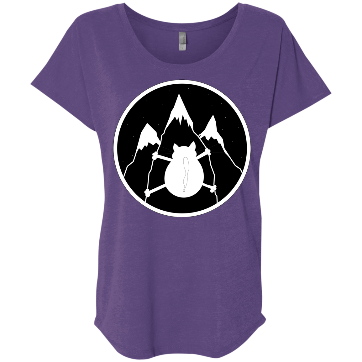 Spider Cat Triblend Dolman Sleeve