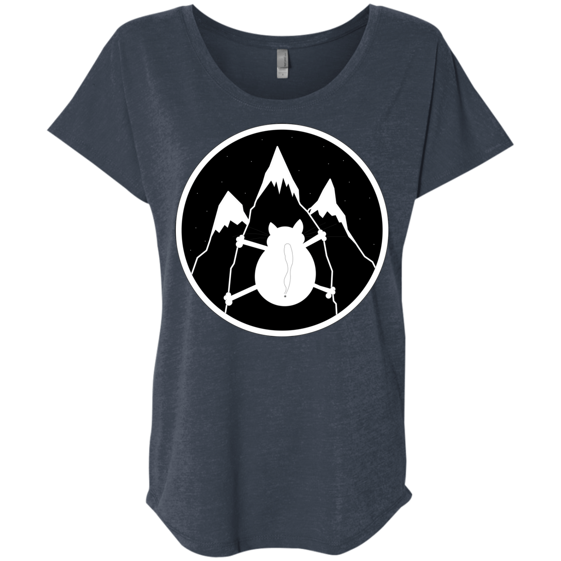 Spider Cat Triblend Dolman Sleeve