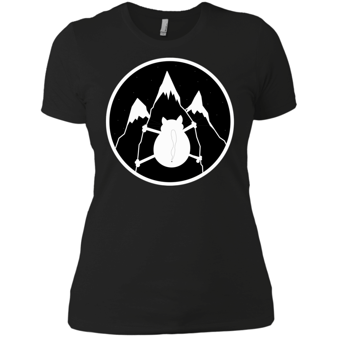T-Shirts Black / X-Small Spider Cat Women's Premium T-Shirt
