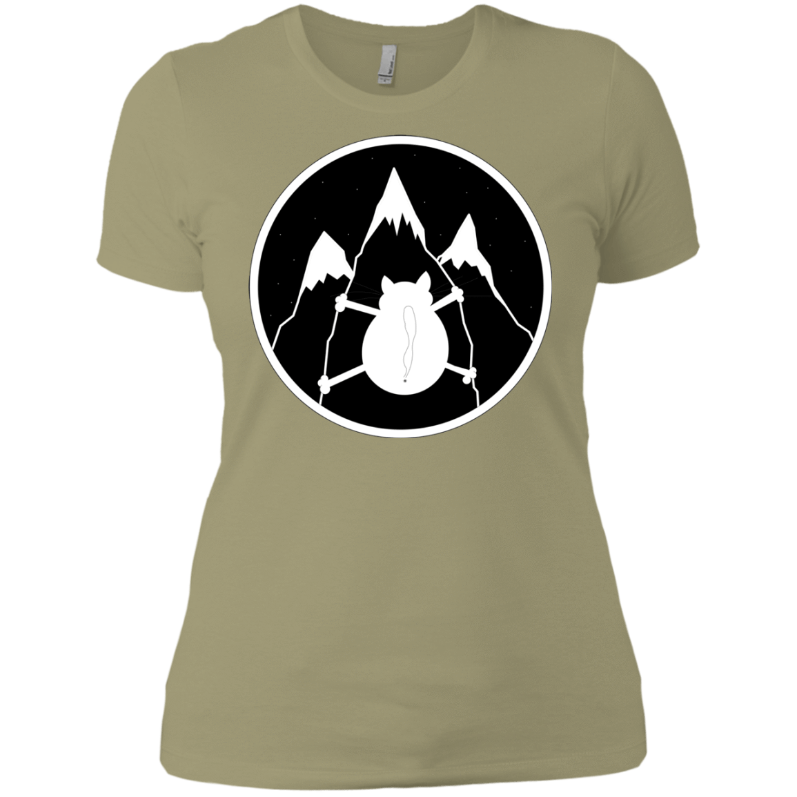 T-Shirts Light Olive / X-Small Spider Cat Women's Premium T-Shirt