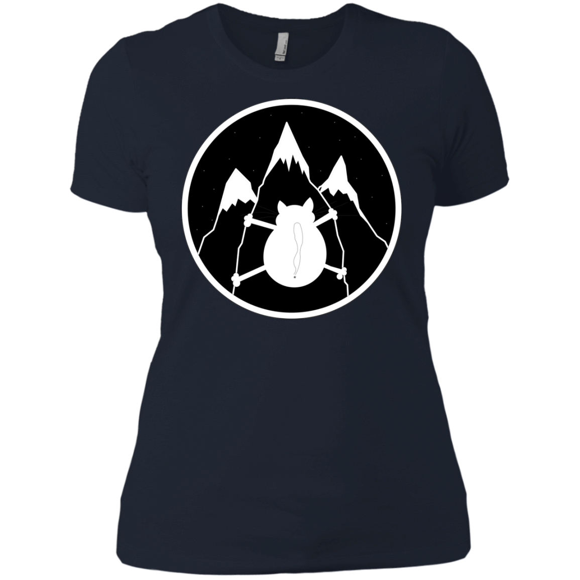 T-Shirts Midnight Navy / X-Small Spider Cat Women's Premium T-Shirt