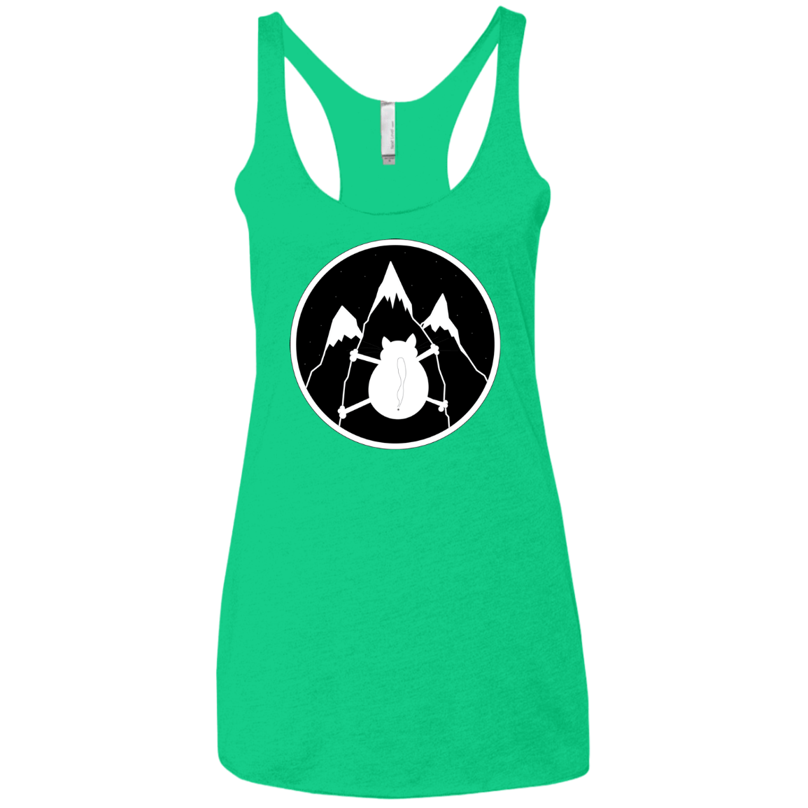 Spider Cat Women's Triblend Racerback Tank