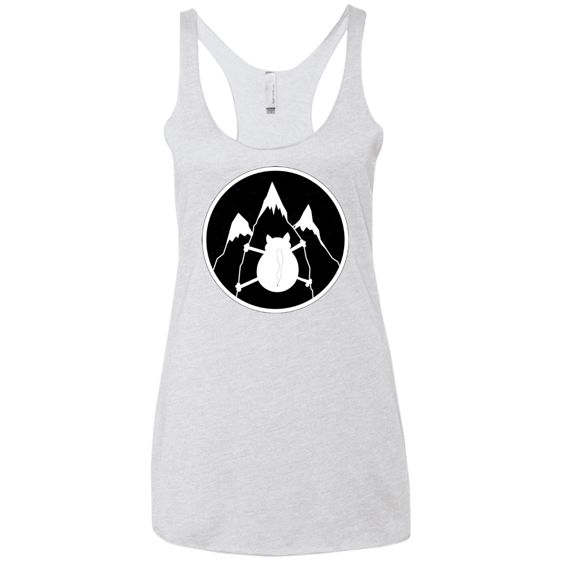 Spider Cat Women's Triblend Racerback Tank