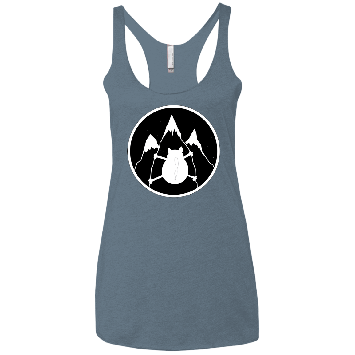 Spider Cat Women's Triblend Racerback Tank