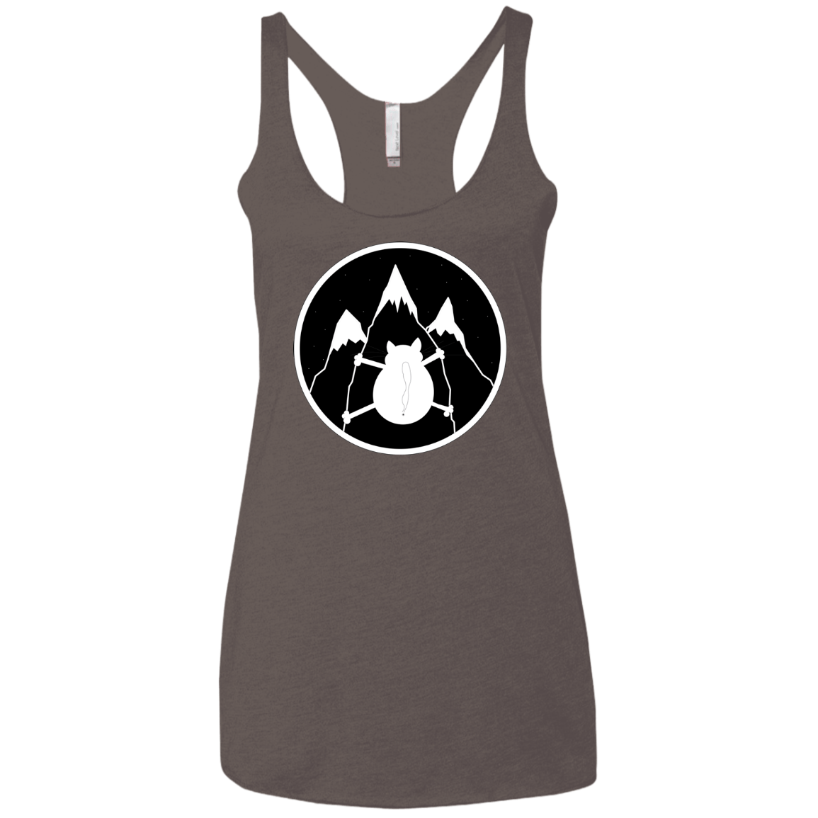 Spider Cat Women's Triblend Racerback Tank
