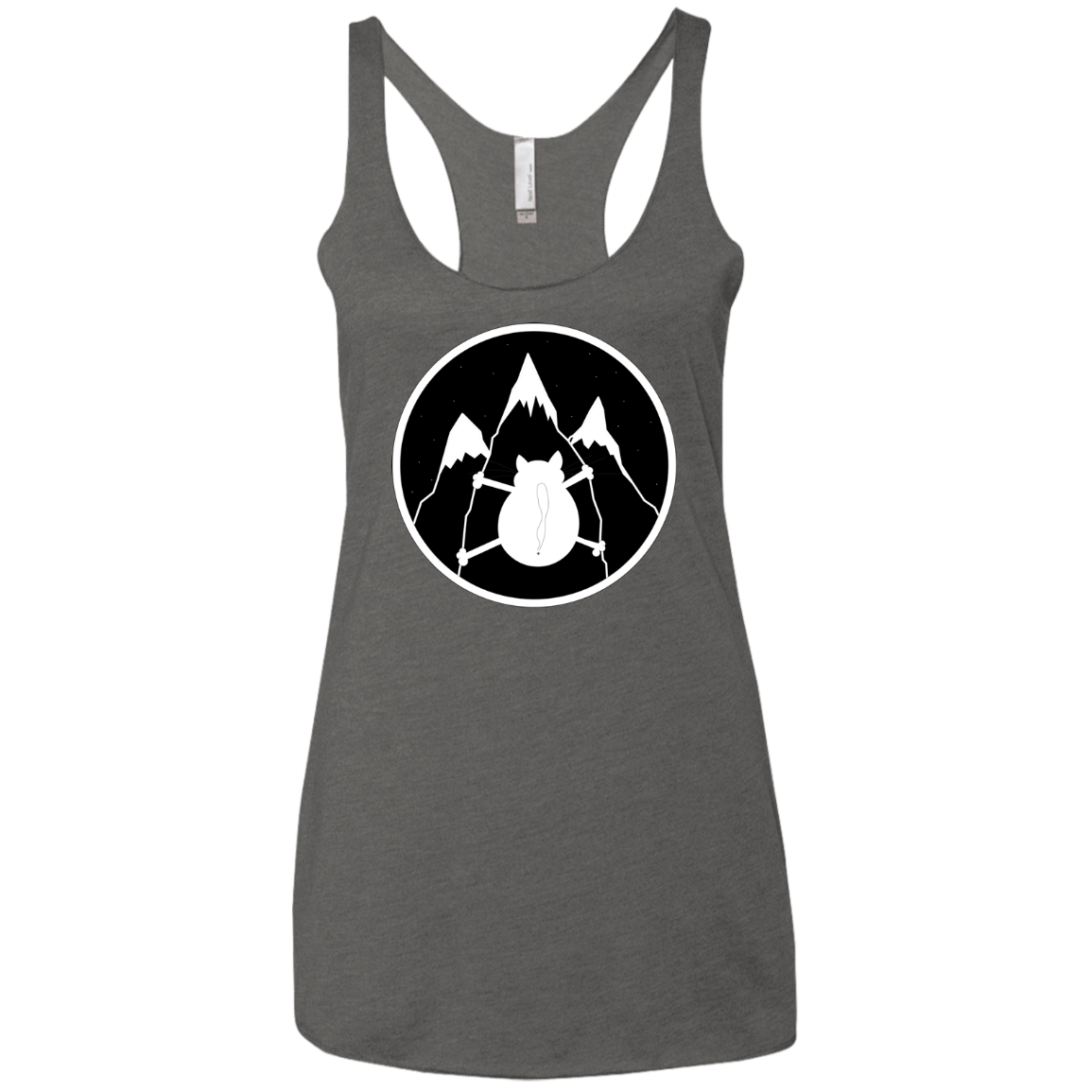 Spider Cat Women's Triblend Racerback Tank