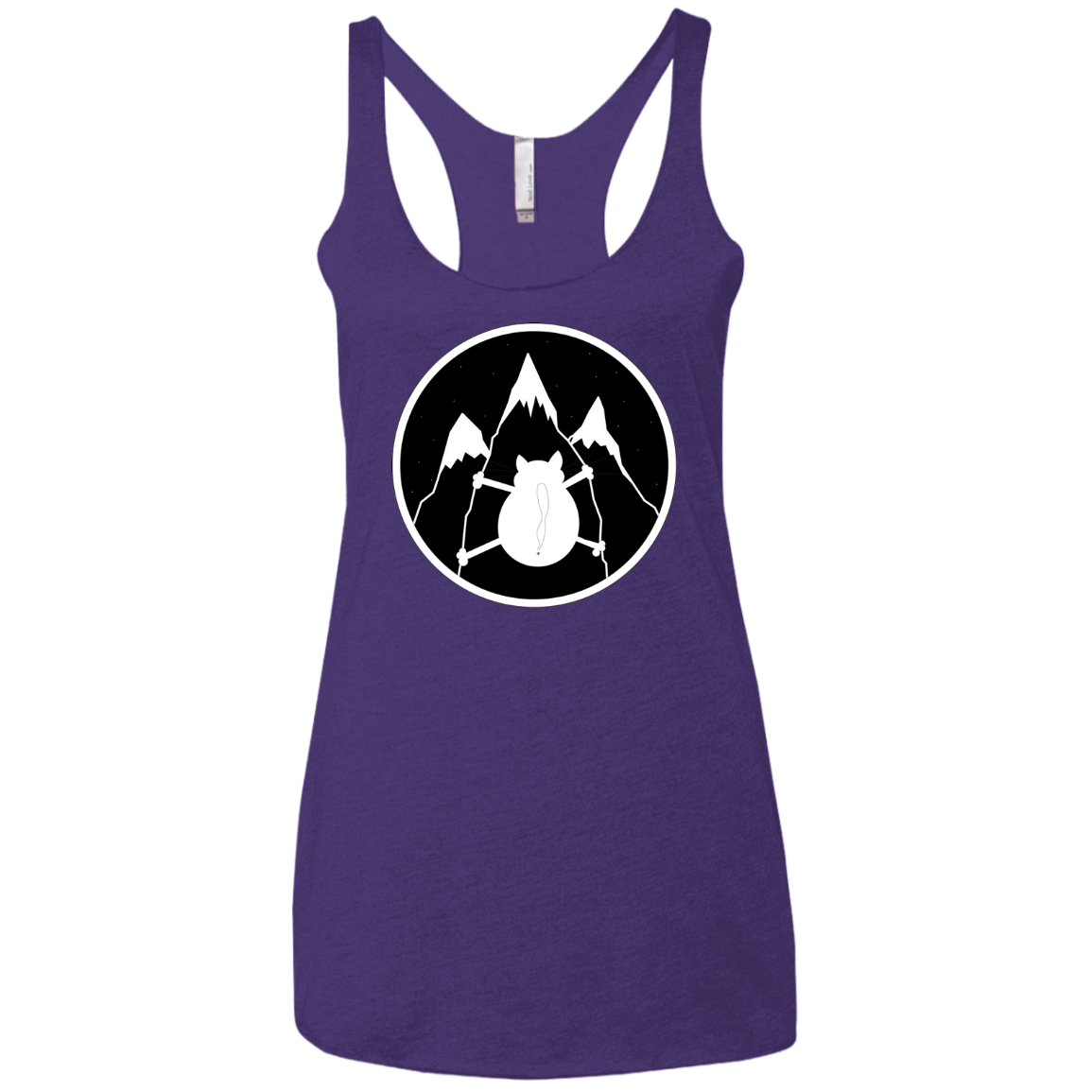 Spider Cat Women's Triblend Racerback Tank