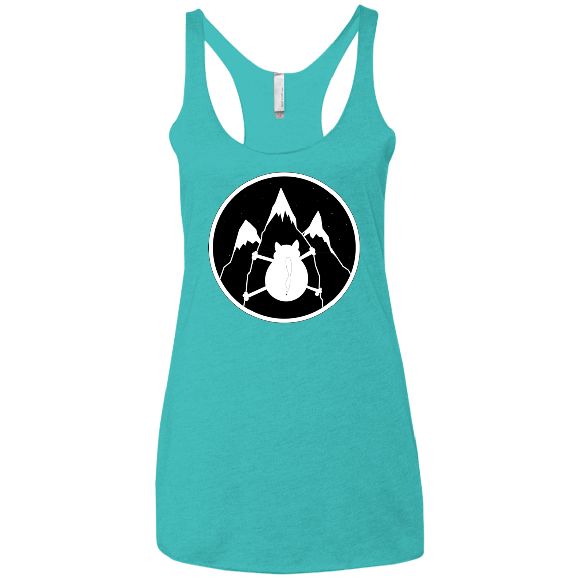 Spider Cat Women's Triblend Racerback Tank