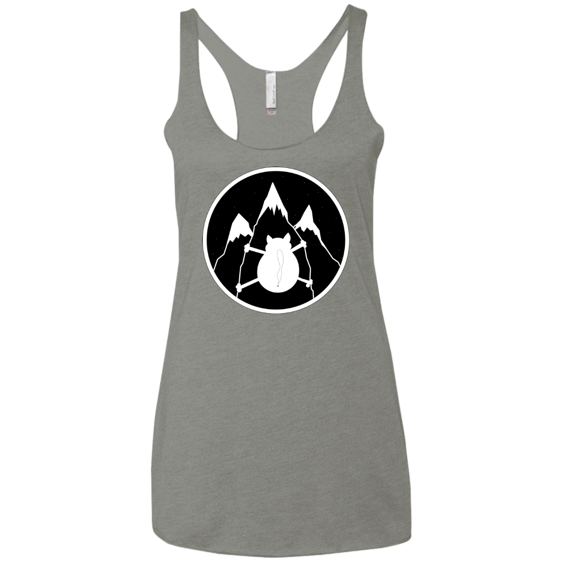Spider Cat Women's Triblend Racerback Tank