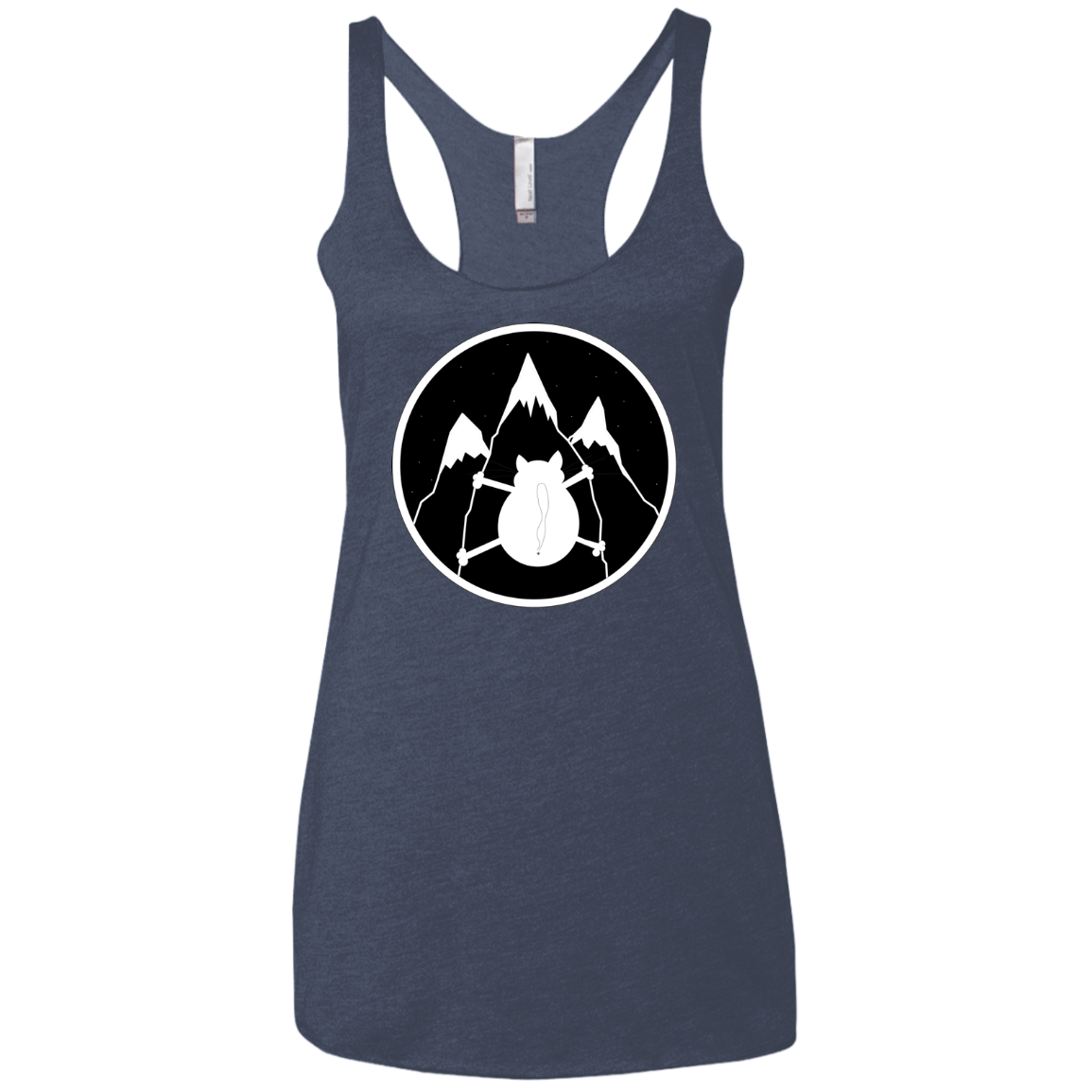 Spider Cat Women's Triblend Racerback Tank