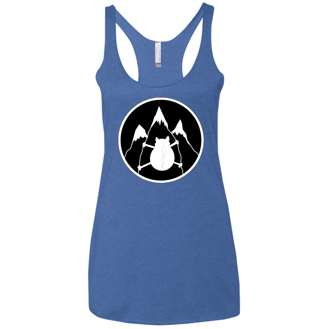 Spider Cat Women's Triblend Racerback Tank