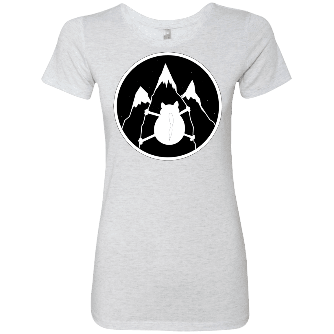 T-Shirts Heather White / S Spider Cat Women's Triblend T-Shirt