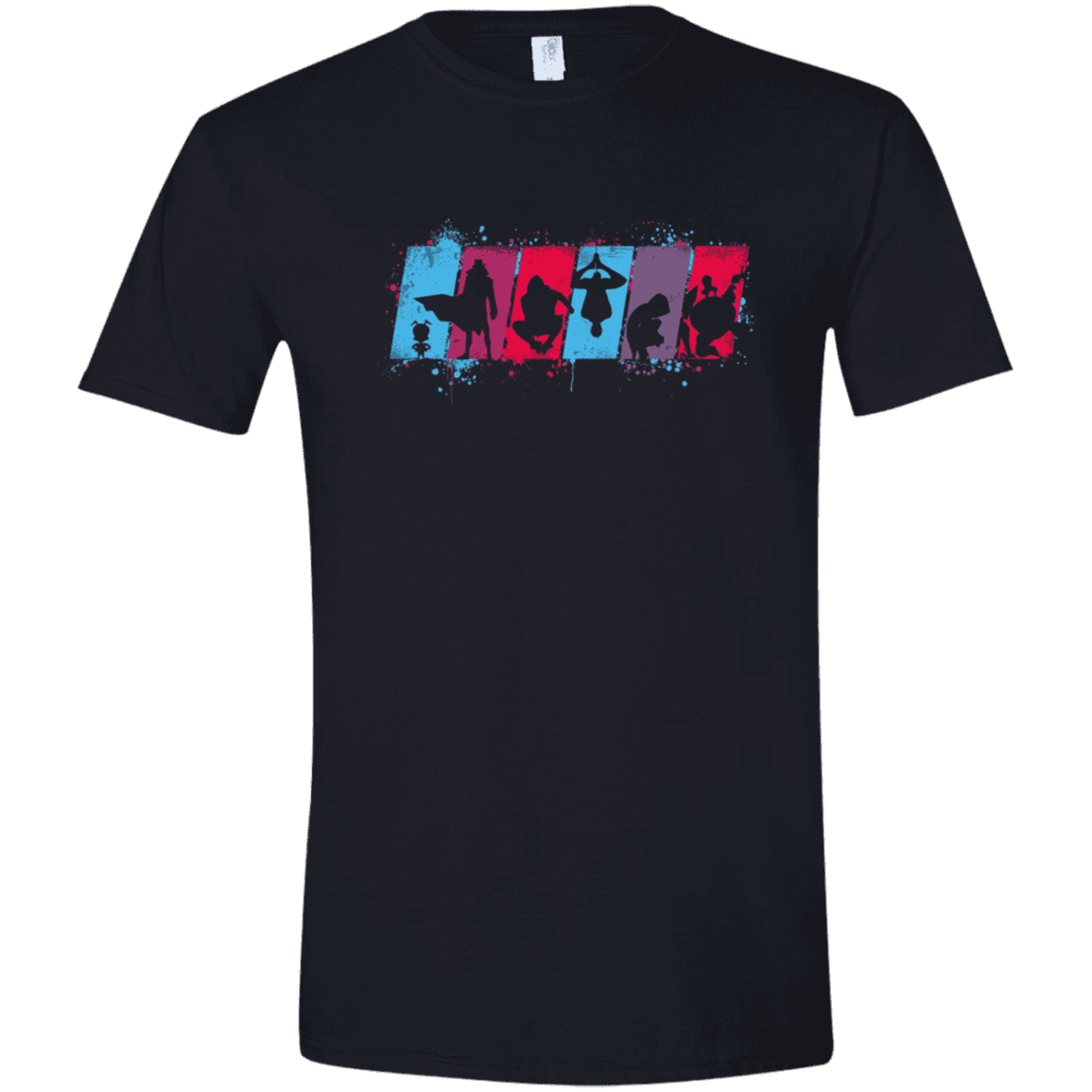 T-Shirts Black / X-Small Spider Friends Men's Semi-Fitted Softstyle