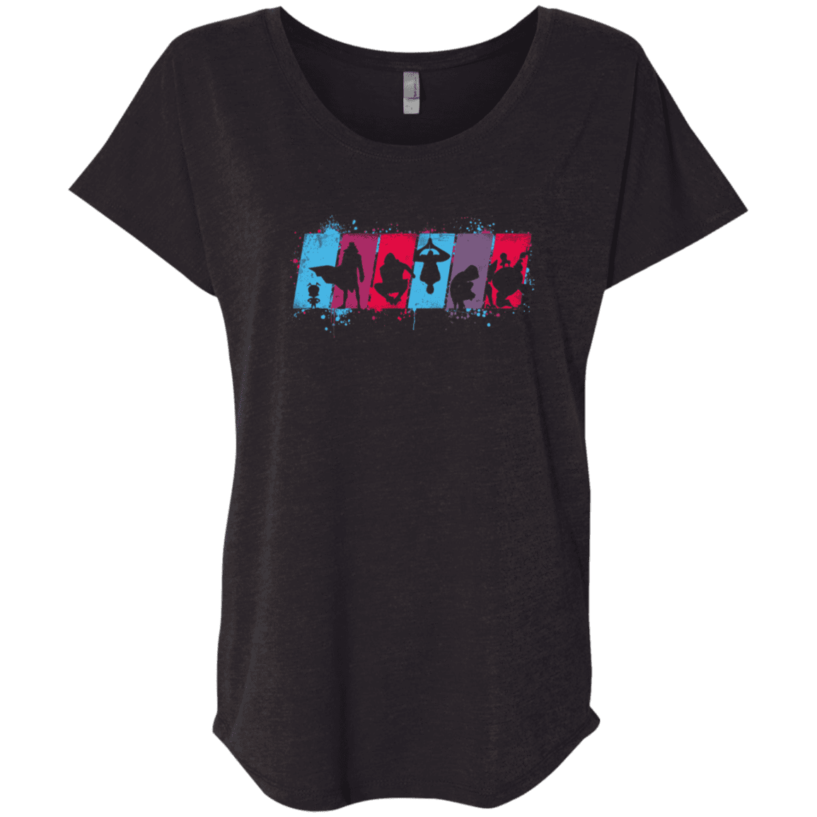 T-Shirts Vintage Black / X-Small Spider Friends Triblend Dolman Sleeve