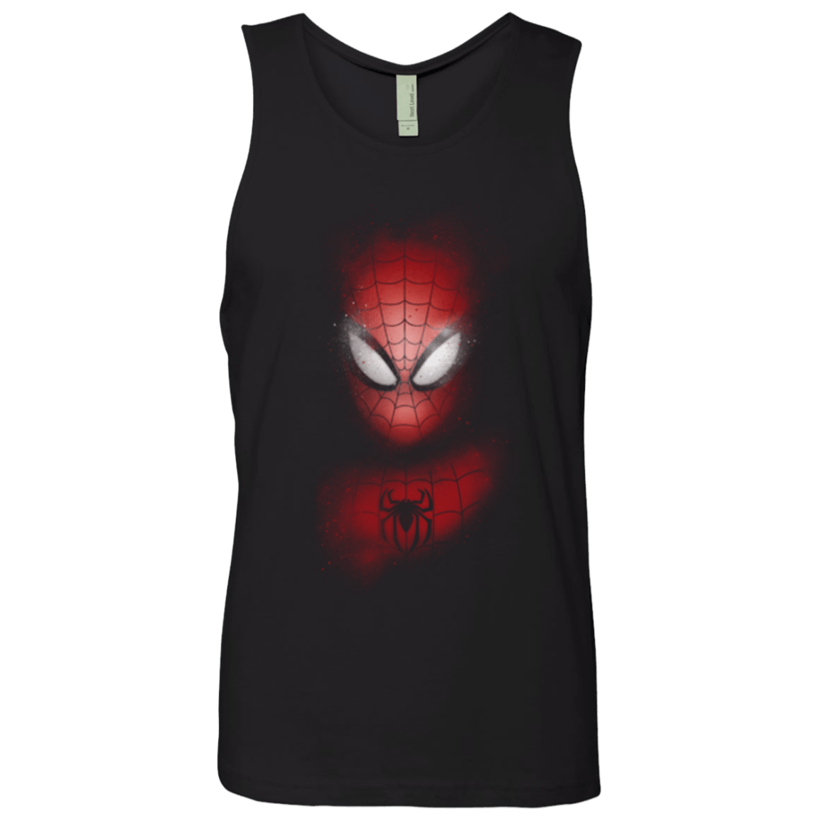 T-Shirts Black / Small Spider Graffiti Men's Premium Tank Top