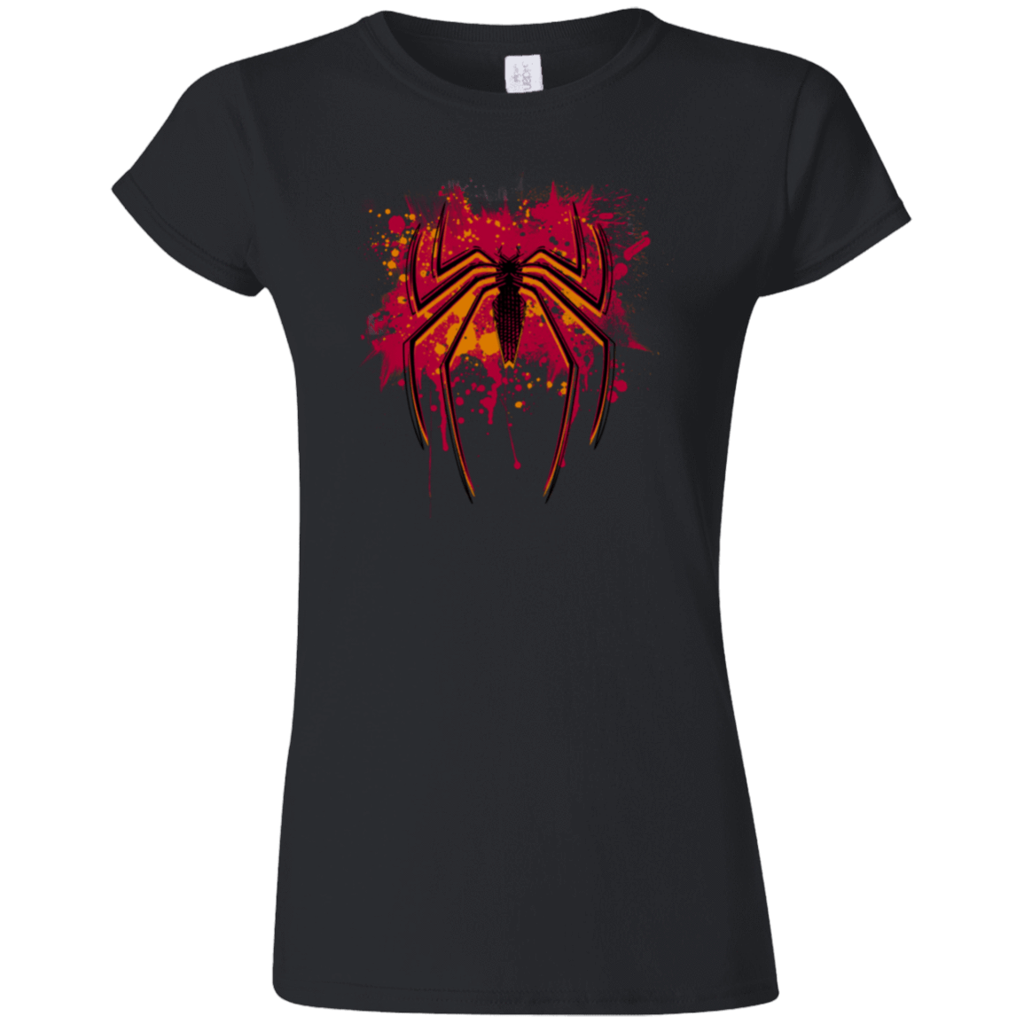 T-Shirts Black / S Spider Hero Junior Slimmer-Fit T-Shirt