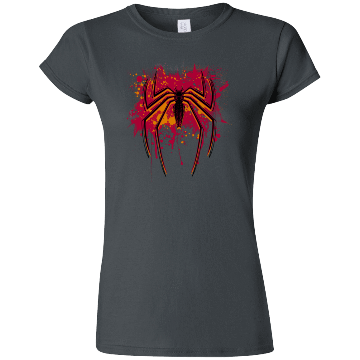 T-Shirts Charcoal / S Spider Hero Junior Slimmer-Fit T-Shirt