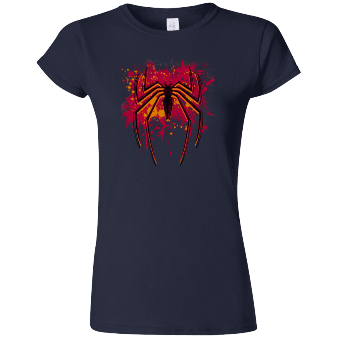 T-Shirts Navy / S Spider Hero Junior Slimmer-Fit T-Shirt