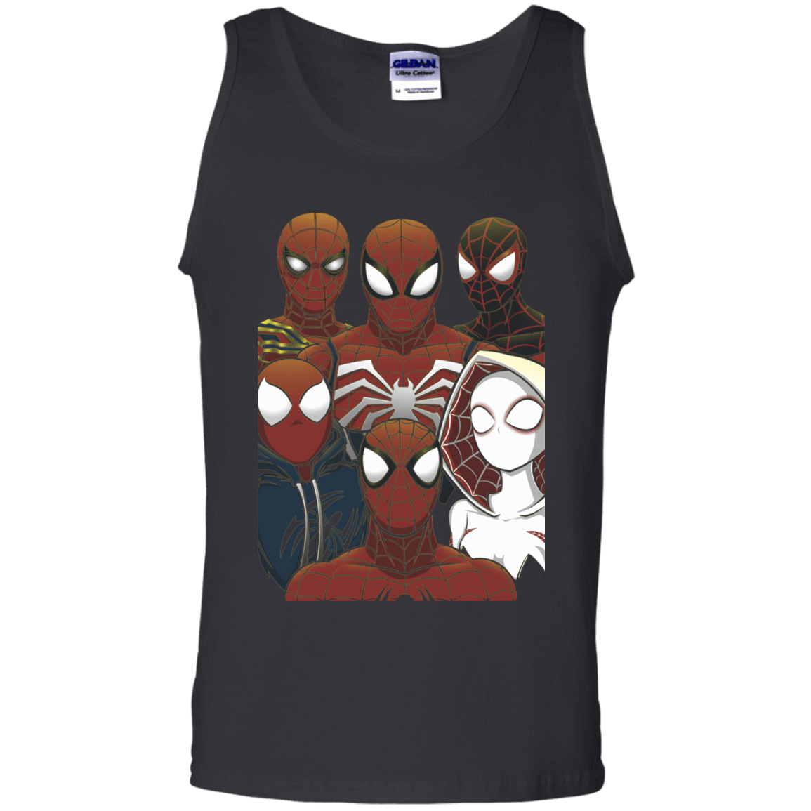 T-Shirts Black / S SPIDER LEAGUE Men's Tank Top