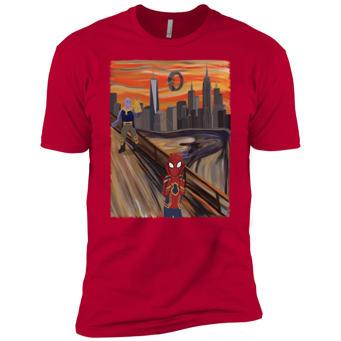 T-Shirts Red / YXS Spider Scream Boys Premium T-Shirt