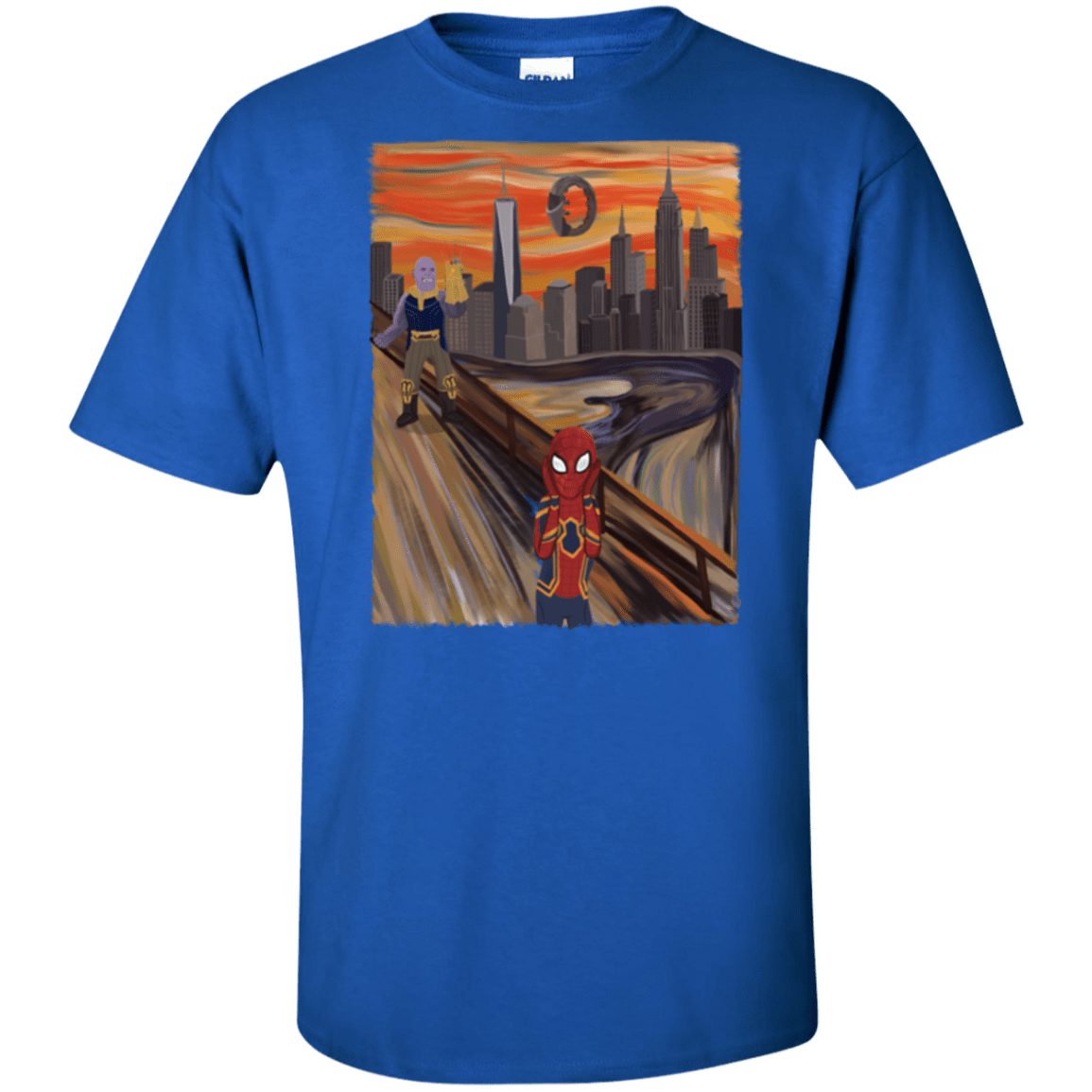 T-Shirts Royal / XLT Spider Scream Tall T-Shirt