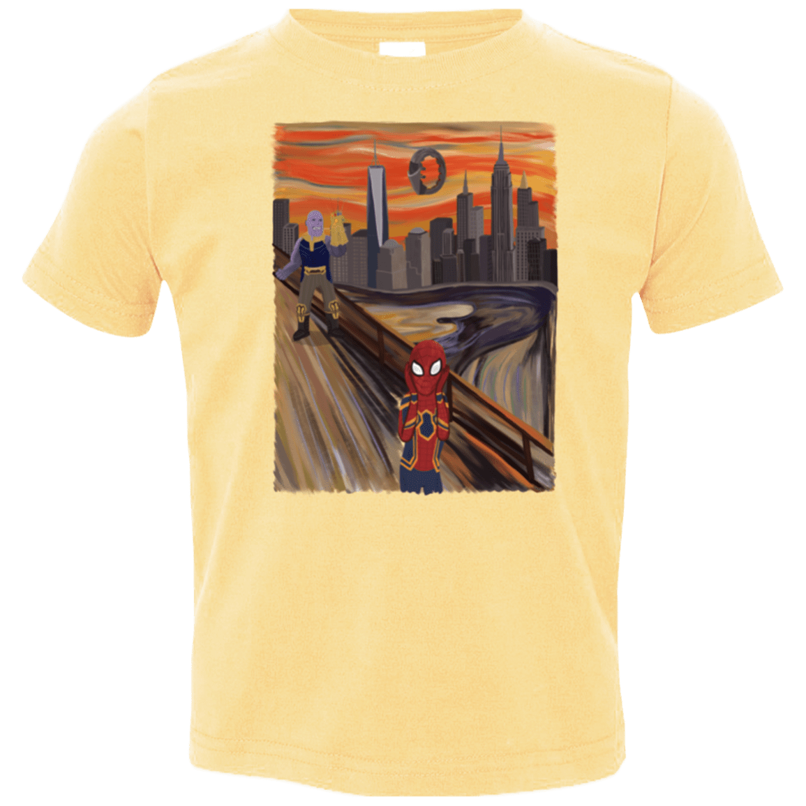 T-Shirts Butter / 2T Spider Scream Toddler Premium T-Shirt