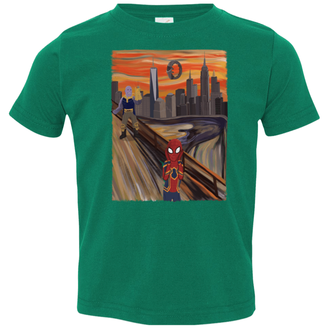 T-Shirts Kelly / 2T Spider Scream Toddler Premium T-Shirt