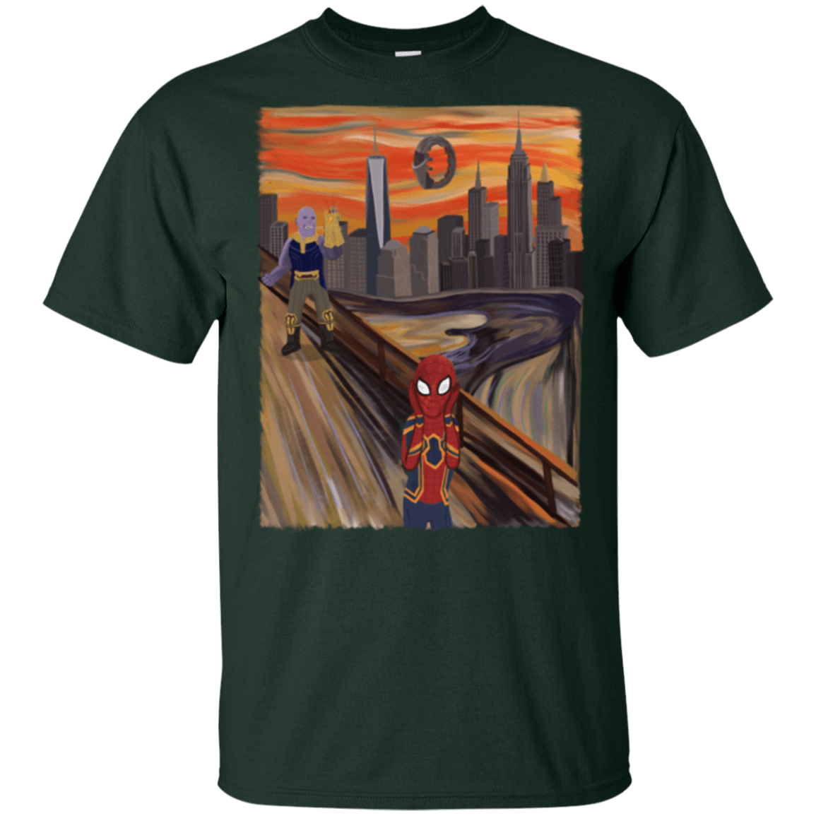 T-Shirts Forest / YXS Spider Scream Youth T-Shirt