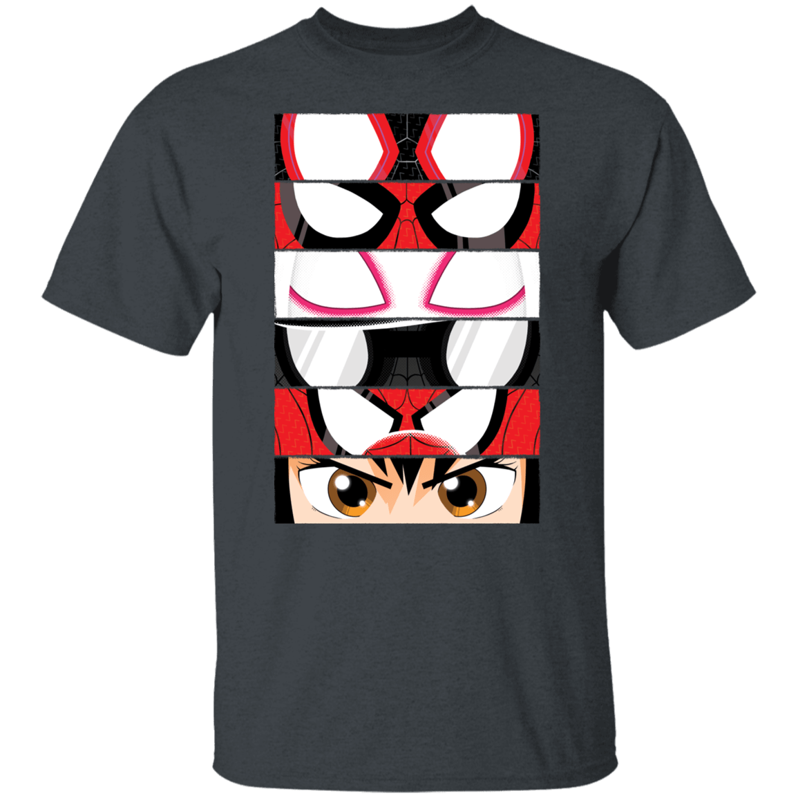 T-Shirts Dark Heather / S Spider-Verse Eyes T-Shirt
