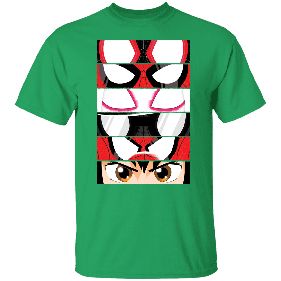 T-Shirts Irish Green / S Spider-Verse Eyes T-Shirt