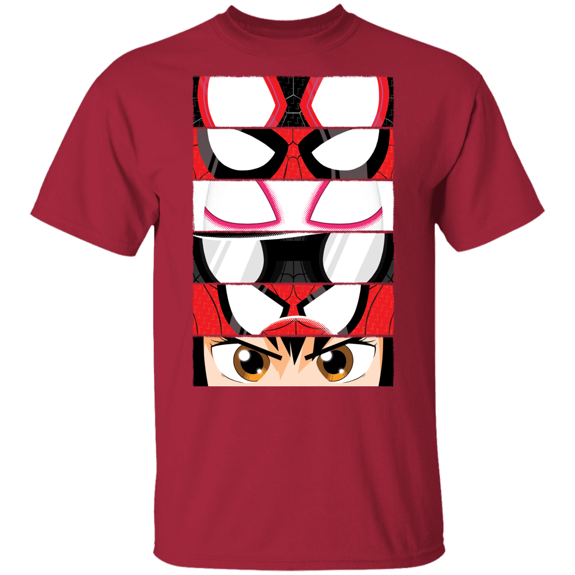 T-Shirts Cardinal / YXS Spider-Verse Eyes Youth T-Shirt