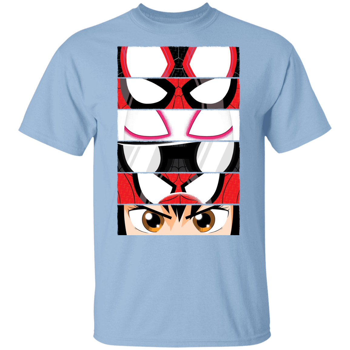 T-Shirts Light Blue / YXS Spider-Verse Eyes Youth T-Shirt