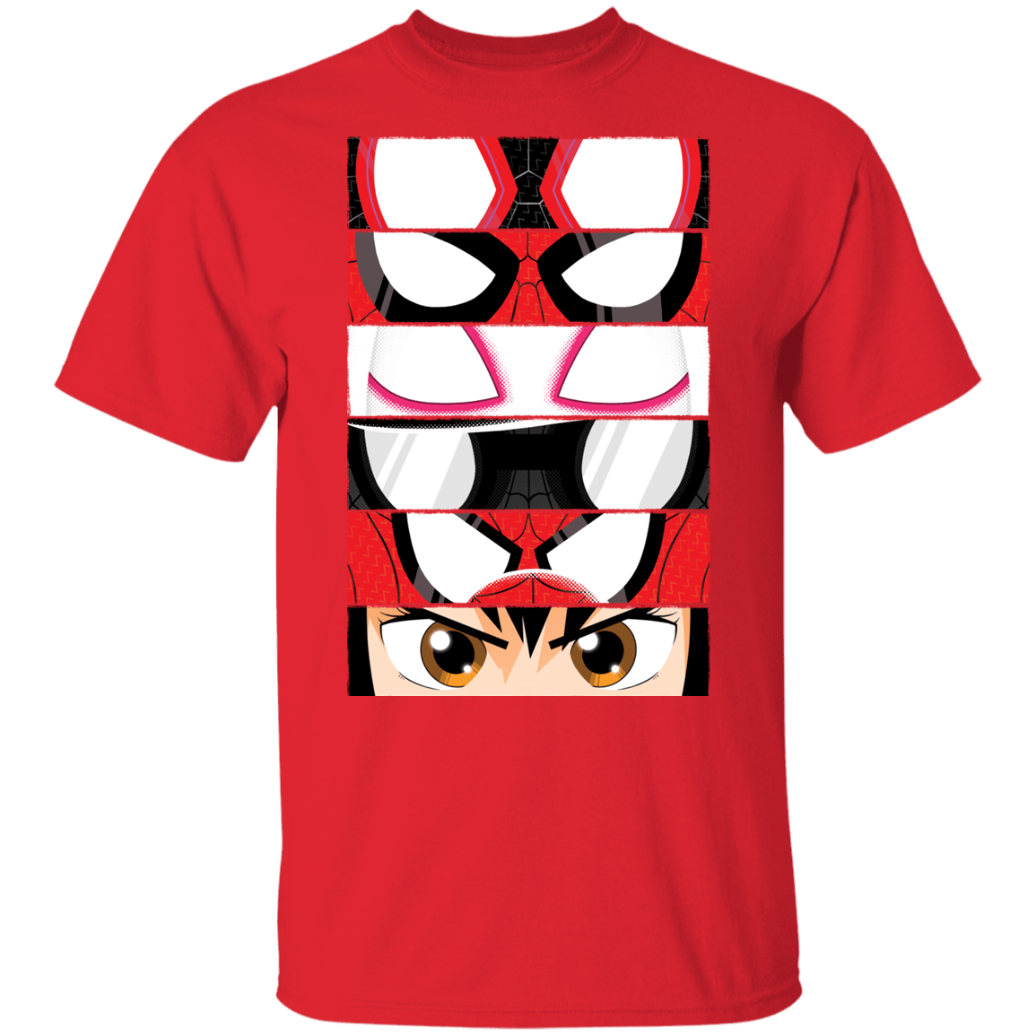 T-Shirts Red / YXS Spider-Verse Eyes Youth T-Shirt