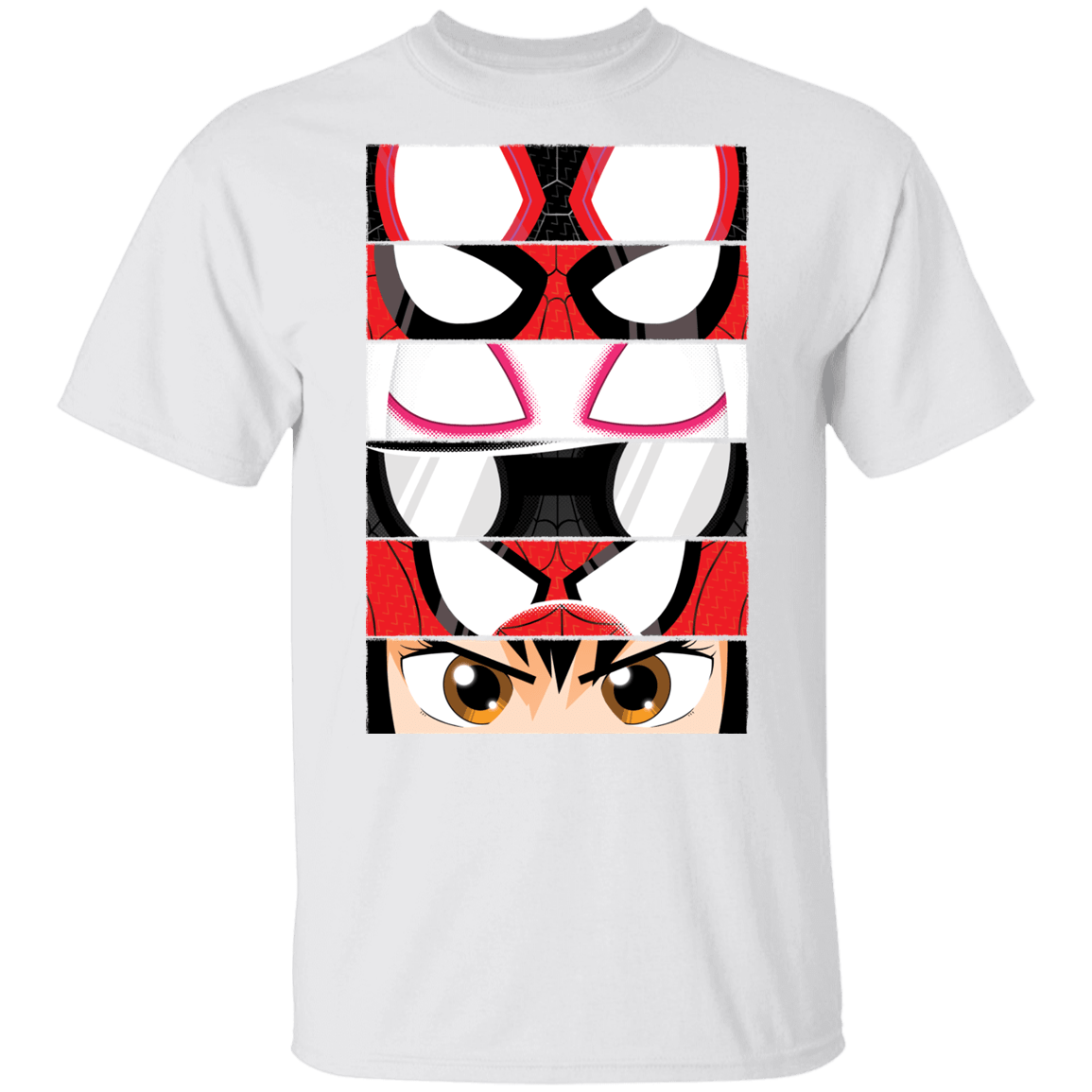 T-Shirts White / YXS Spider-Verse Eyes Youth T-Shirt