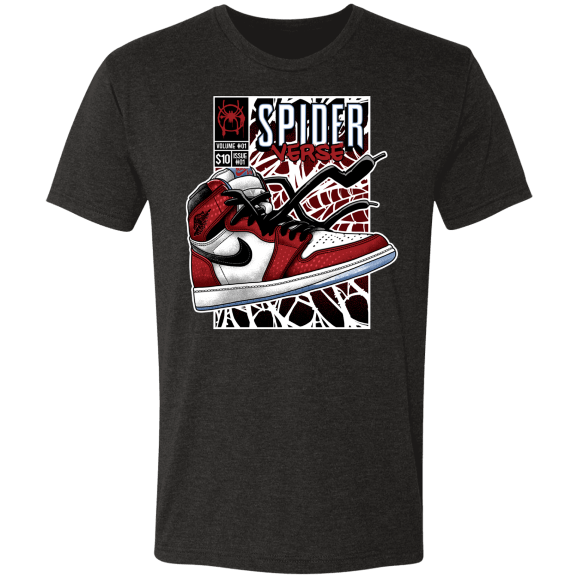 T-Shirts Vintage Black / S Spider Verse Men's Triblend T-Shirt