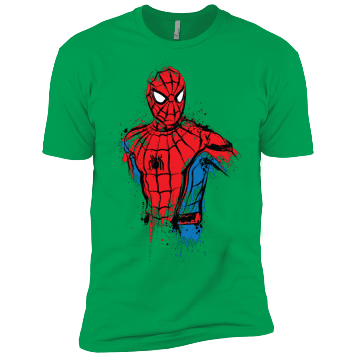 T-Shirts Kelly Green / YXS Spiderman- Friendly Neighborhood Boys Premium T-Shirt