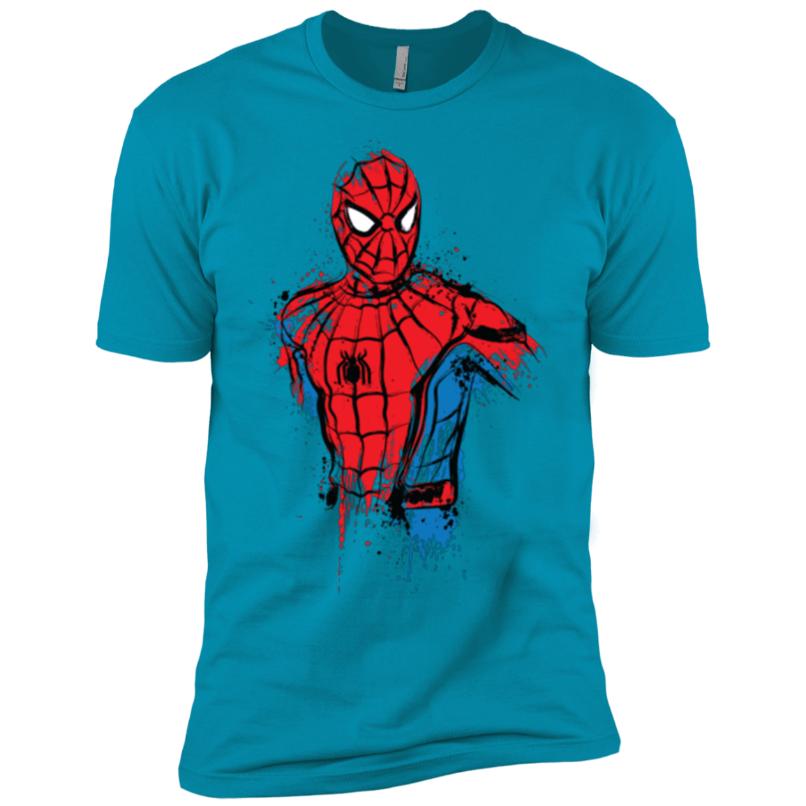 T-Shirts Turquoise / YXS Spiderman- Friendly Neighborhood Boys Premium T-Shirt