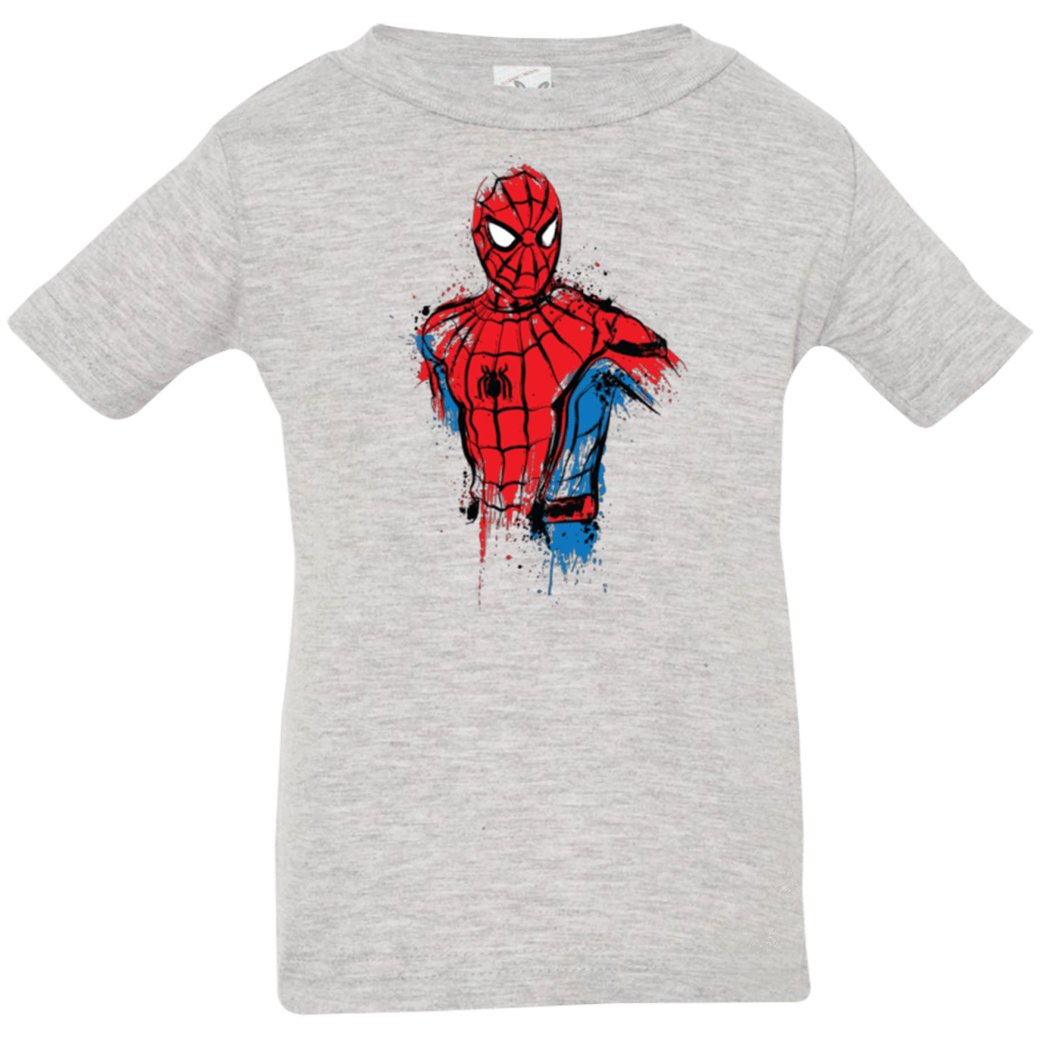 T-Shirts Heather Grey / 6 Months Spiderman- Friendly Neighborhood Infant Premium T-Shirt