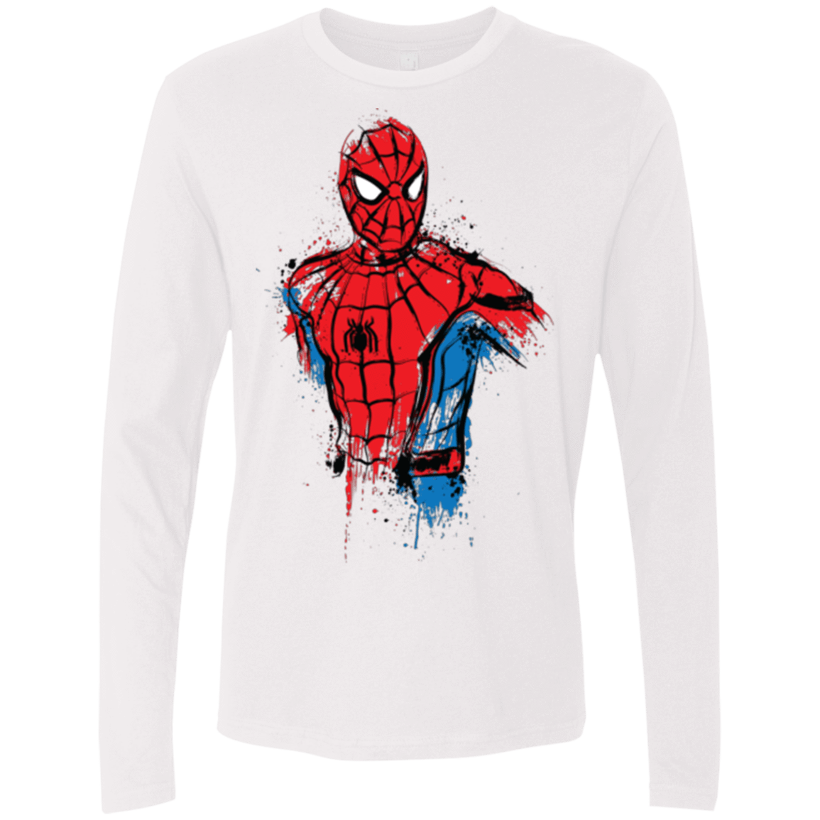 T-Shirts White / S Spiderman- Friendly Neighborhood Men's Premium Long Sleeve