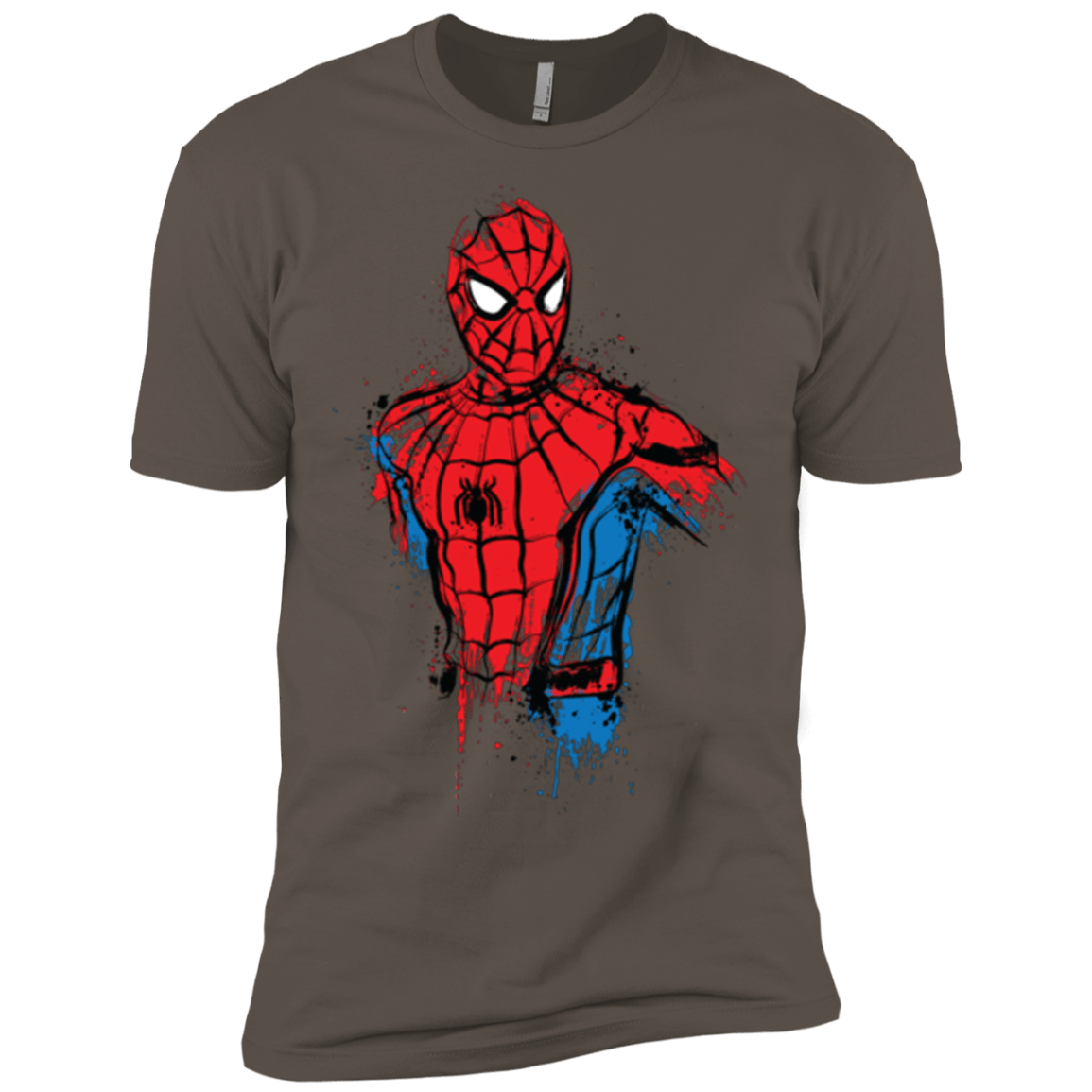 T-Shirts Warm Grey / X-Small Spiderman- Friendly Neighborhood Men's Premium T-Shirt