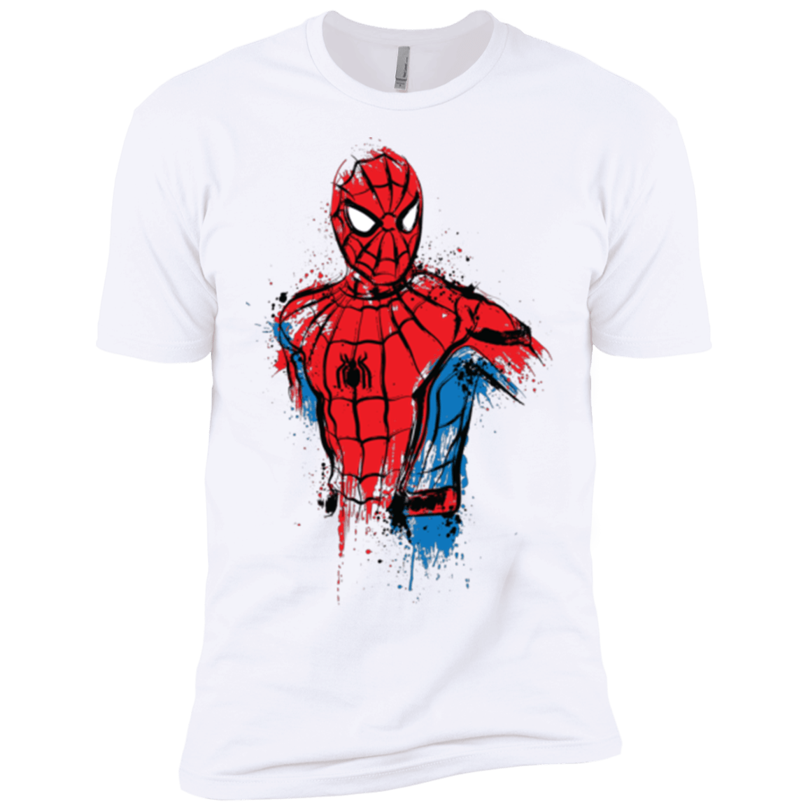 T-Shirts White / X-Small Spiderman- Friendly Neighborhood Men's Premium T-Shirt